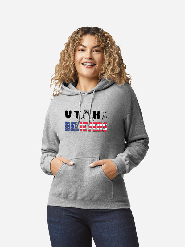 Utah is for believers Unisex Hoodie 185G