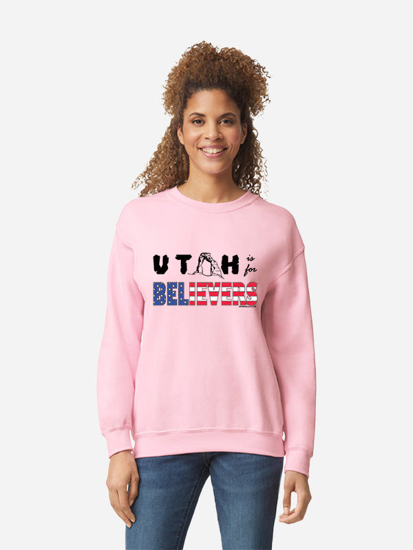 Utah is for believers unisex sweatshirt G18000