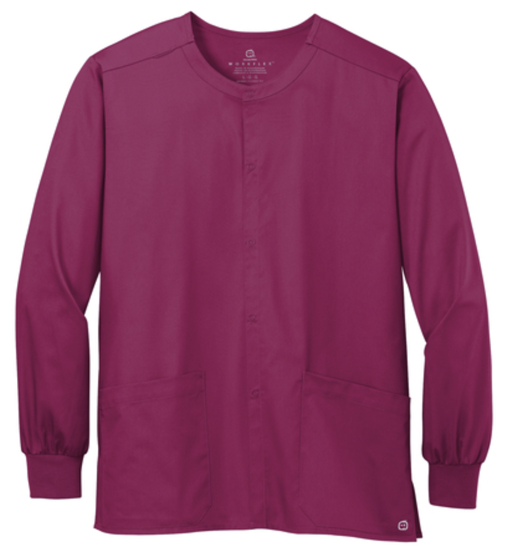 Wink® Unisex WorkFlex Snap-Front Scrub Jacket Product Code: WW3080