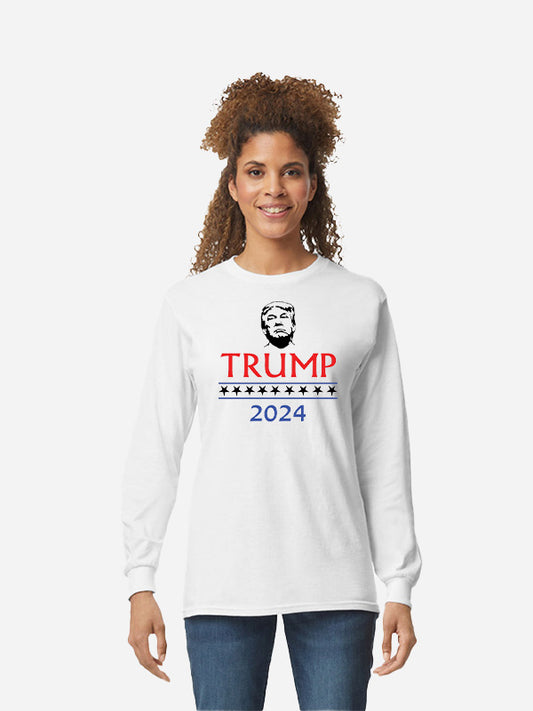 Trump for President 2024 - Unisex Long Sleave T-Shirt (Gildan)