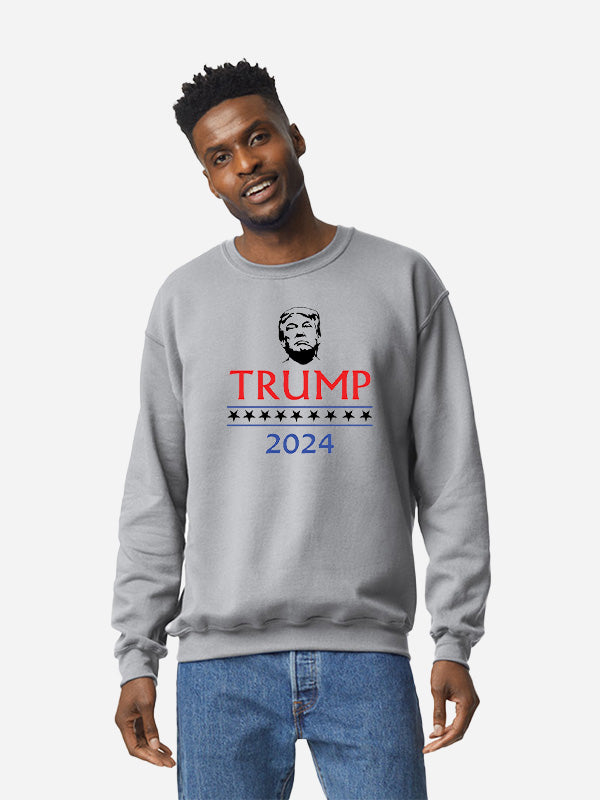 Trump for President 2024 Unisex CrewNeck Sweatshirt (Gildan)