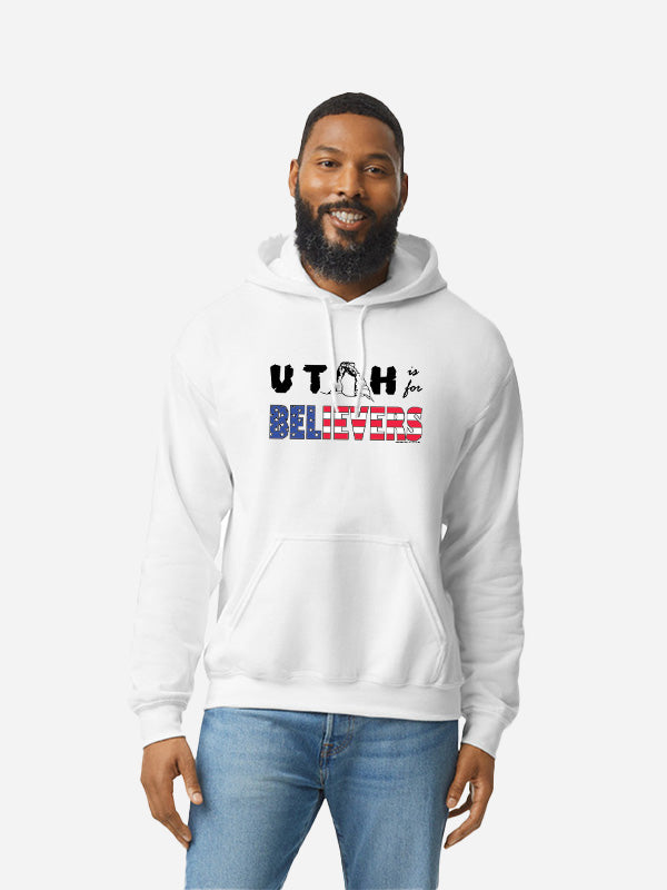 Utah is for believers Unisex Hoodie 185G