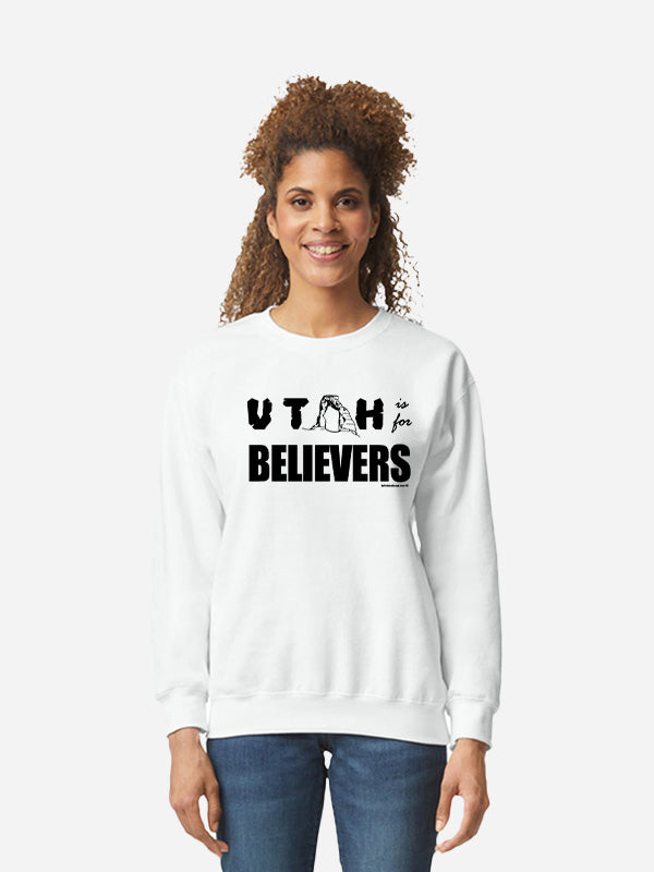 Utah is for Believers (B/W) - Unisex Sweatshirt