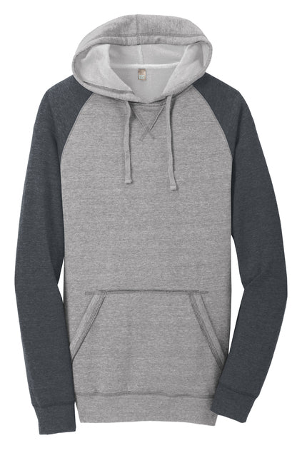District® Lightweight Fleece Raglan Hoodie Product Code: DT196