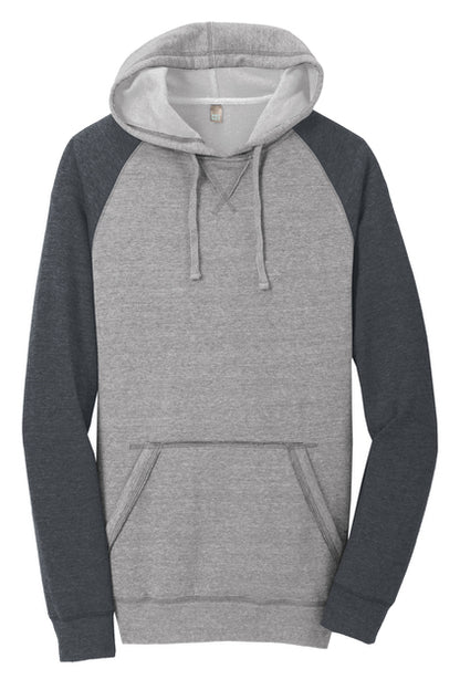District® Lightweight Fleece Raglan Hoodie Product Code: DT196