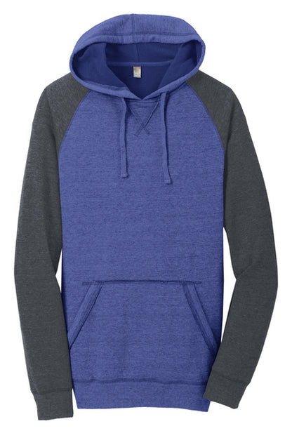 District® Lightweight Fleece Raglan Hoodie Product Code: DT196
