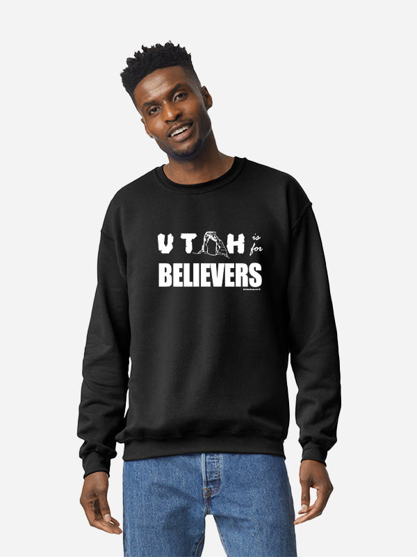 Utah is for Believers (B/W) - Unisex Sweatshirt