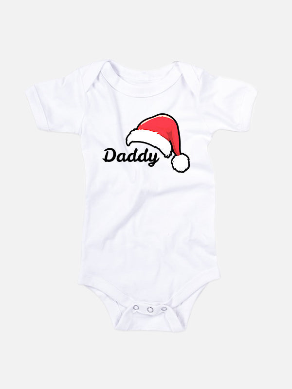 Santa's Hat -  Custom Name Edition Baby Onesies