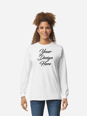 Gildan Adult Ultra Cotton Unisex Long-Sleeve T-Shirt G240
