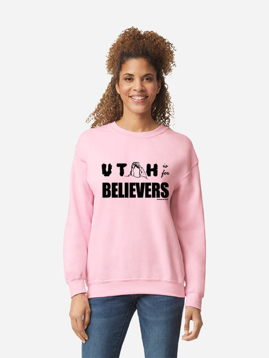 Utah is for Believers (B/W) - Unisex Sweatshirt
