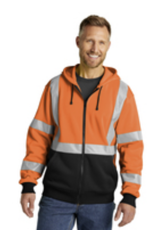 Class 3 Heavy-Duty Fleece Full-Zip Hoodie