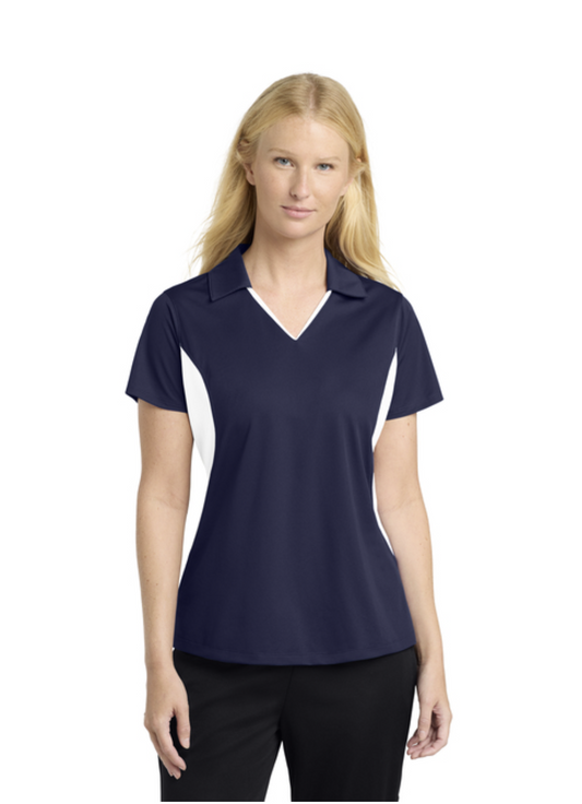 Sport-Tek® Women's Side Blocked Micropique Sport-Wick® Polo Product Code: LST655