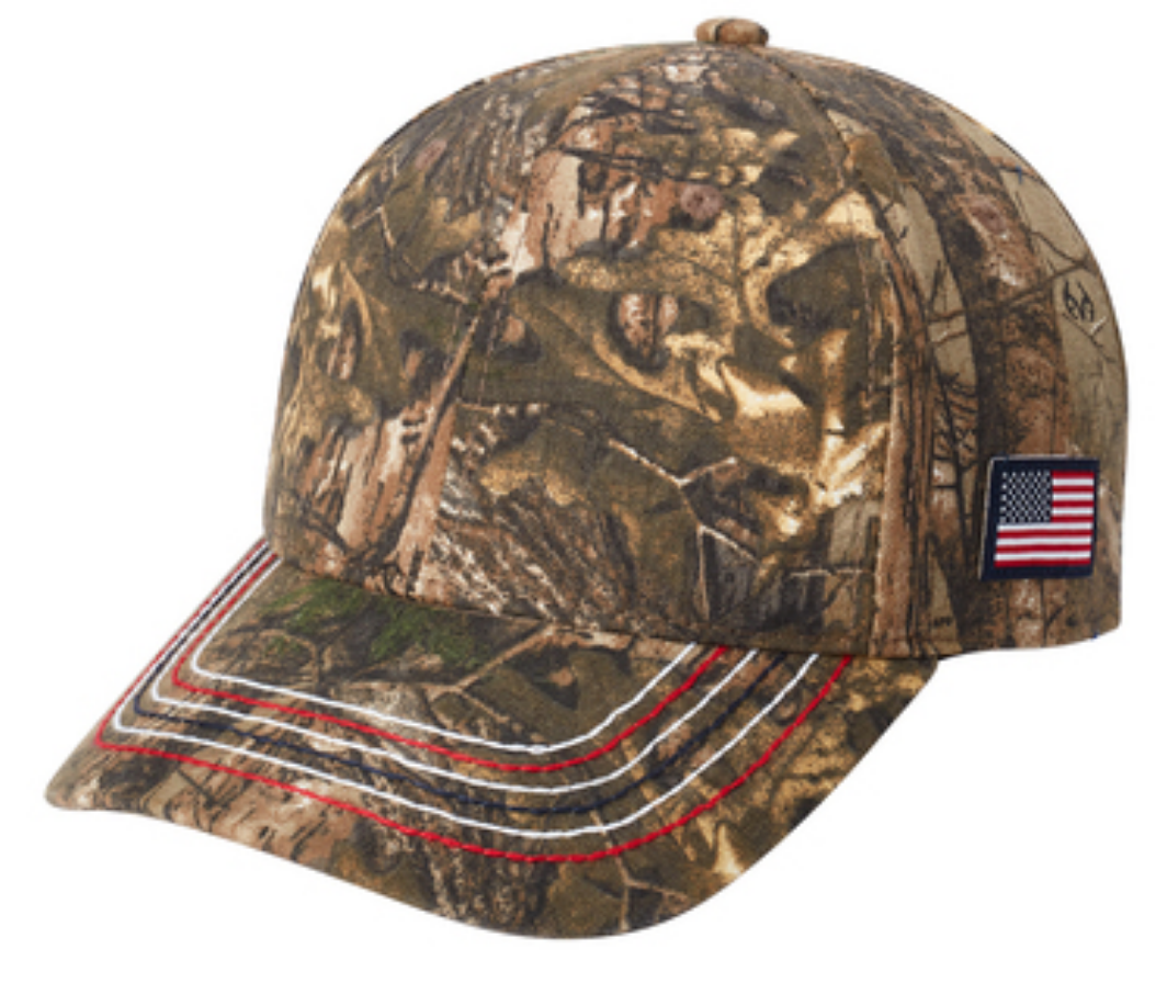Port Authority® Americana Contrast Stitch Camouflage Cap Product Code: C909