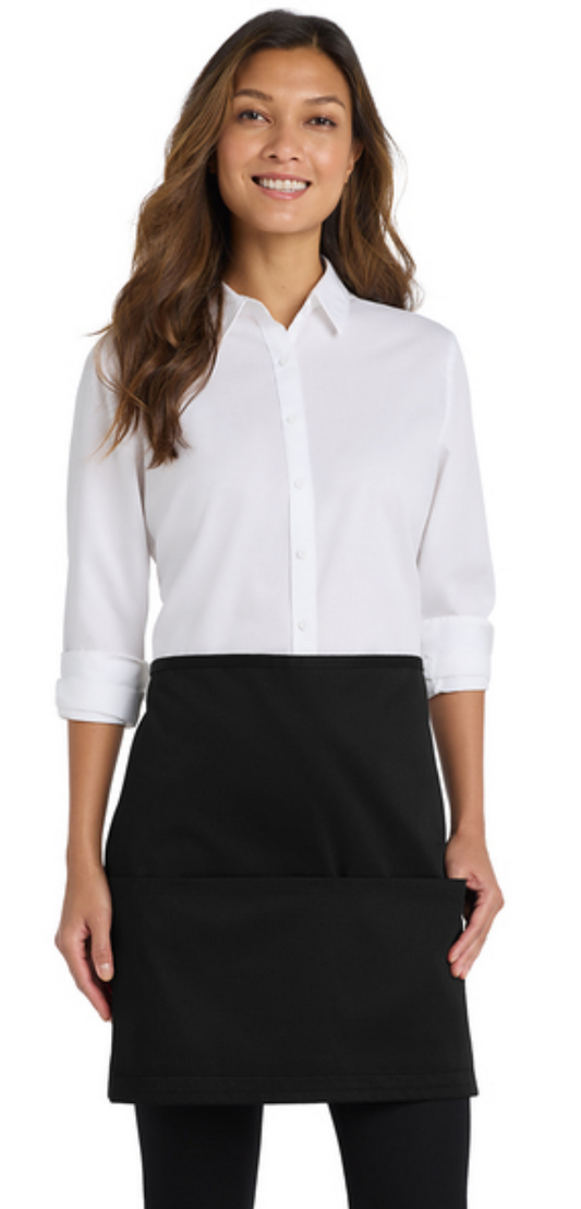 Port Authority® Easy Care Half Bistro Apron with Stain Release Product Code: A706