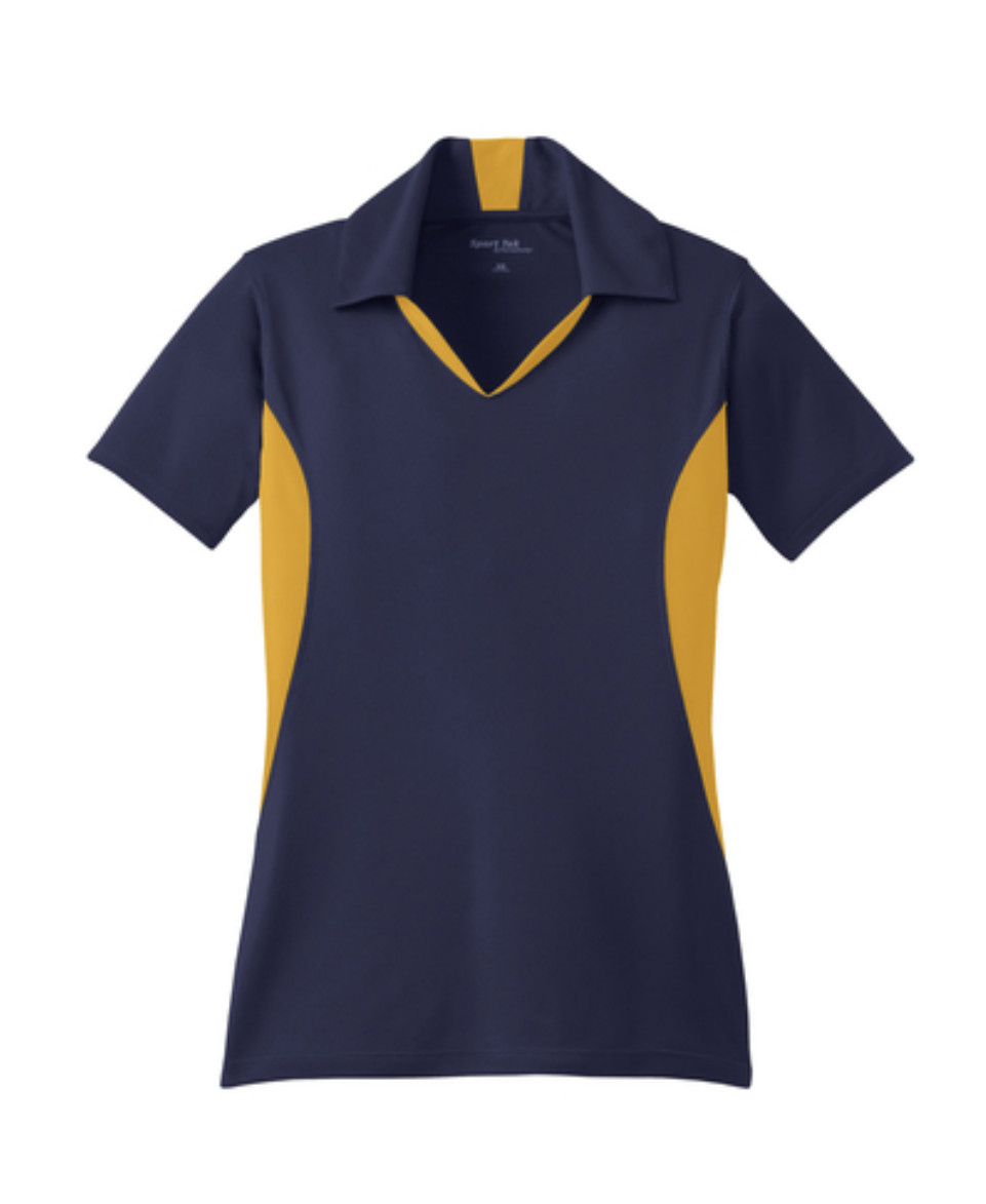 Sport-Tek® Women's Side Blocked Micropique Sport-Wick® Polo Product Code: LST655