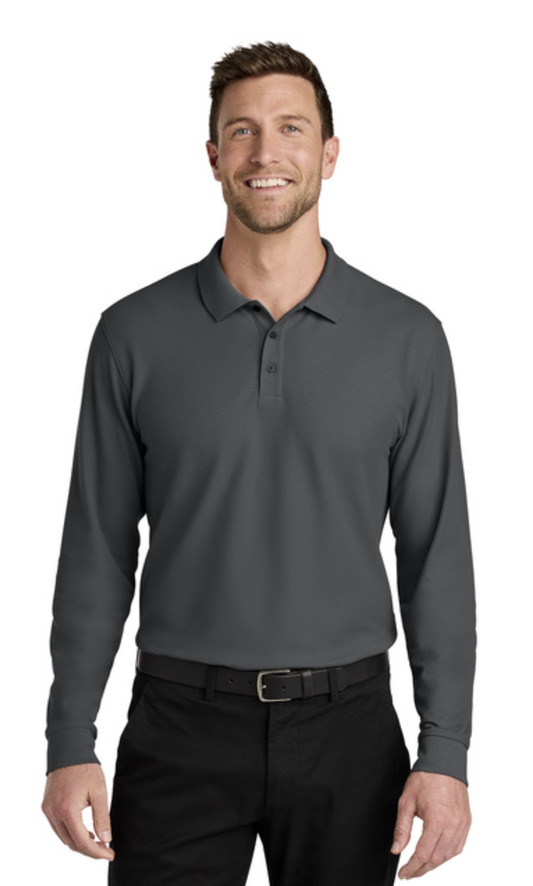 Port Authority® Wearever Signature Pique Long Sleeve Polo Product Code: K200LS