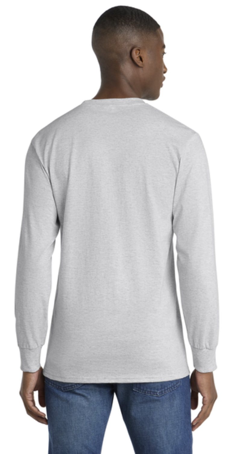 Port & Co™ Long Sleeve Essential Pocket Tee Product Code: PC61LSP