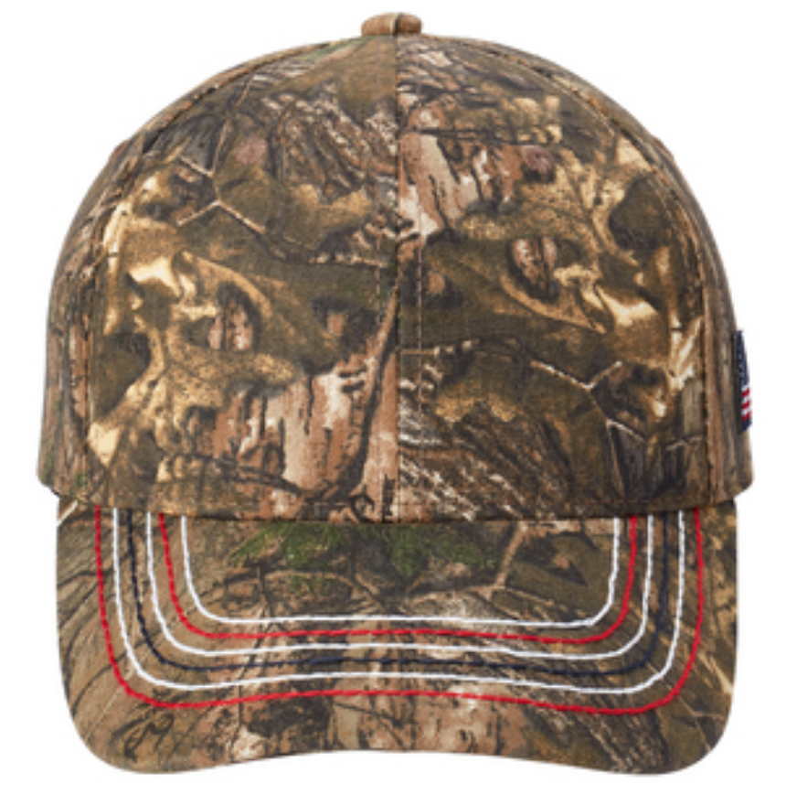 Port Authority® Americana Contrast Stitch Camouflage Cap Product Code: C909