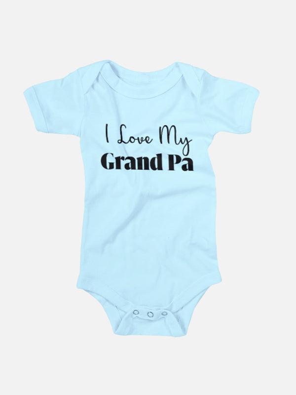 I Love My Grandpa Baby Onesies