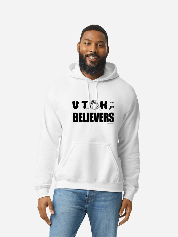 Utah is for Believers (B/W) - Unisex Hoodie