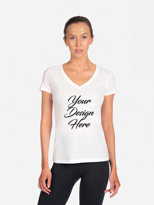 Customize Next Level Apparel Ladies' Ideal V